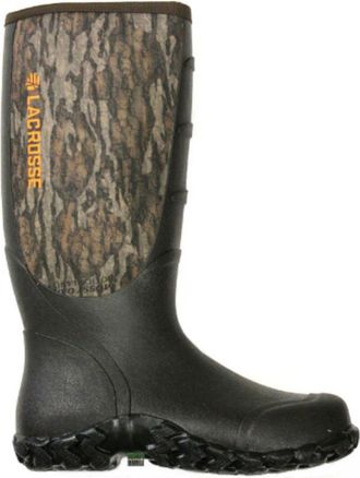 LaCrosse LaCrosse Alpha Lite Hunting Boots Mens Black Mossy Oak Pull On Mid-Calf ACAD194