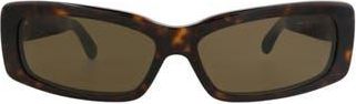 Balenciaga 69mm Rectangular Sunglasses in Havana Havana Brown at Nordstrom Rack