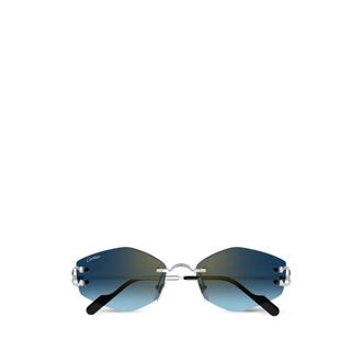 Cartier Sunglasses, unisex, Gray, Size: 56 MM Sunglasses