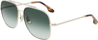 Victoria Beckham Gold Metal Womens Sunglasses