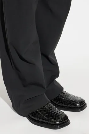 Bottega Veneta Leather Shoes Smashed, Mens, Black