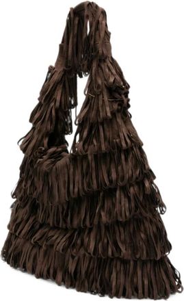 La Milanesa La Milanesa, Dames, Tassen, Bruin, Maat: ONE Size Viscose