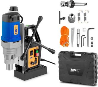 MSW Bike Accessories Msw - Taladro Magn&eacute;tico - 1680 W - 370 Rpm - V&aacute;stago Weldon 19 Mm