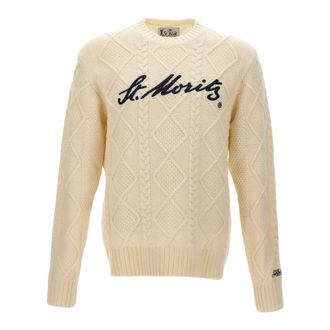 MC2 Saint Barth Jersey de punto Bergen - Knitwear - Hombre - Blanco - XL