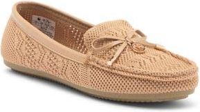Gloria Vanderbilt Open Knit Bow Loafer in Tan at Nordstrom Rack, Size 8.5