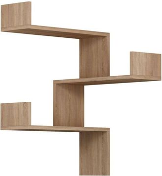 Dmora Estanter&iacute;a Sao, Estante, Estante De Pared, Estanter&iacute;as Multiusos, 60x90h60 Cm, Roble, Con Embalaje Reforzado - Dmora