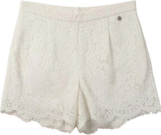 Silvian Heach Rusawa Shorts - Dames - Bermuda - Wit - M - Katoen - Korte Broeken