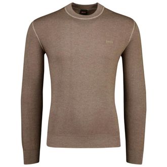 HUGO BOSS Heren, Truien, Bruin, Maat: 2XL Wol