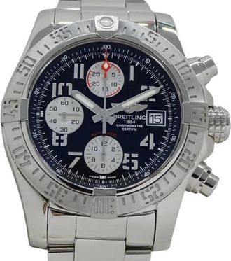 Breitling Pre-owned Avenger II Chronograph - Heren - Vintage Horloges - Zwart - ONE Size - Vintage