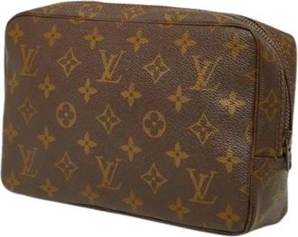 Louis Vuitton Pre-owned Clutches, female, Brown, Size: ONE SIZE Pre-owned Canvas Clutch