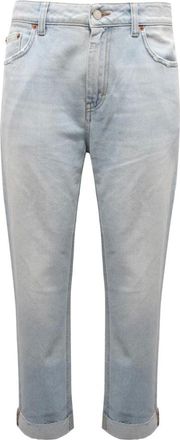 Department Five Slim Fit Jeans, female, Blue, W26, High-waist denim Trousers, Made in Italy