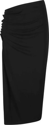 Paco Rabanne Stijlvolle Mini Rok - Dames - Midirokken - Zwart - XS - Polyester - Rokken