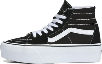 Vans Sk8-Hi Tapered Stackform Shoes Black White VN0A5JMKBMX