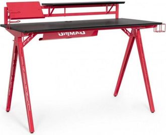 BIZZOTTO Bizzotto - Scrivania 2 piani Rosso nera - nebula