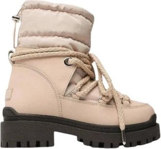 INUIKII Performance Bomber - Dames - Winterlaarzen - Beige - 37 EU - Wol - Schoenen