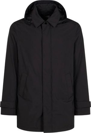 Herno Giacca con chiusura nascosta - Nero