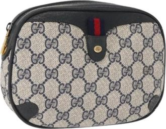 Gucci Pre-owned Cross Body Bags, female, Multicolor, Size: ONE SIZE Pre-owned Vintage Canvas Cross Body Bag