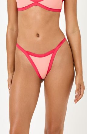 L*Space Mackenzie Bitsy Bikini Bottoms in Freshsqueeze/Pout at Nordstrom, Size X-Large