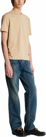 Balmain Small Balmain Stamp Printed T-Shirt in Beige at Nordstrom, Size Xxx-Large