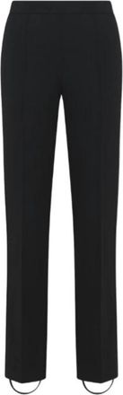 Dior Gestructureerde Stijgbeugelbroek Hoge Taille - Dames - Slim Fit Broeken - Zwart - S - Broeken