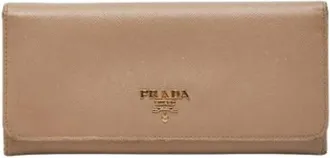 Prada Pre-owned Wallets, female, Beige, Size: ONE SIZE Pre-owned Leather Wallet