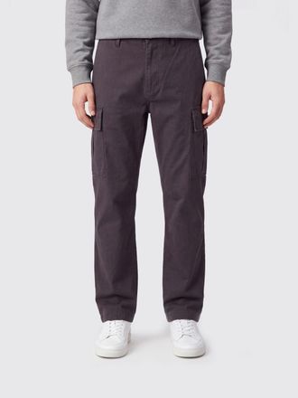 Burberry Straight-Leg Cargo Trousers in Brown Cotton