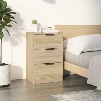 vidaXL Mesita De Noche Color Roble Sonoma 40x36x65 Cm Vidaxl