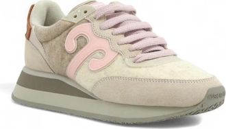 Wushu Ruyi Sneakers - Dames - Sneakers - Beige - 41 EU - Leer - Schoenen
