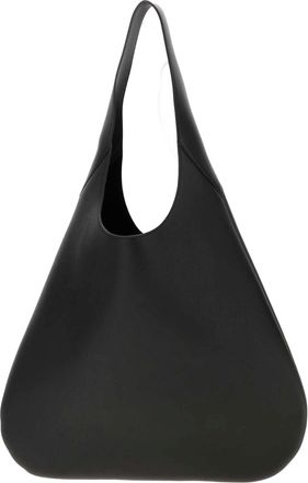 Carven Leather Shoulder Bag - Black