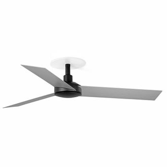 Netlighting Cruiser Recessed 106cm Ceiling Fan Matt Black Aluminium Blades