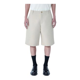 Jacquemus Casual Shorts, male, Beige, Size: S Le Short Camargue
