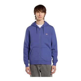 Dickies Oakport Zip Hoodie - Heren - Vesten met rits - Blauw - L - Katoen - Hoodies & sweatvesten