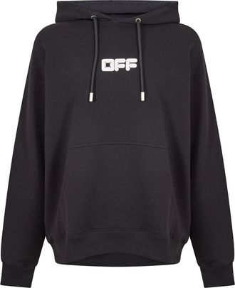 Off-white Mens Off White Overhead Hoodie in Black - Size Medium