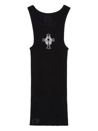 Chrome Hearts Hairy Cross tanktop - Zwart