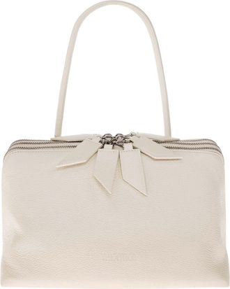 The Attico Beige LAltra Di Milano Large Shoulder Bag