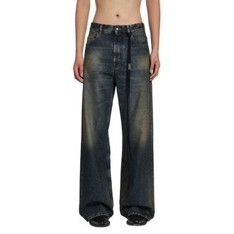 Ann Demeulemeester Modest Relaxed Flared Jeans
