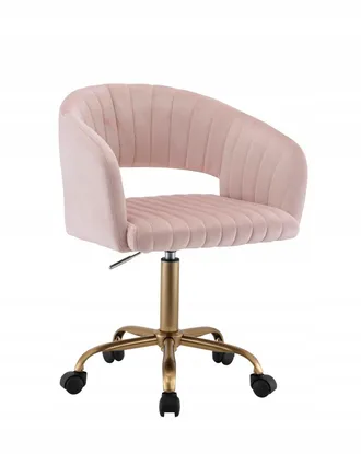OEM Silla Giratoria Fb7-fx De Terciopelo Rosa