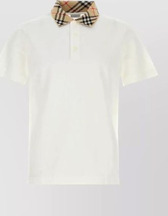 Burberry cotton piqu&eacute; polo shirt