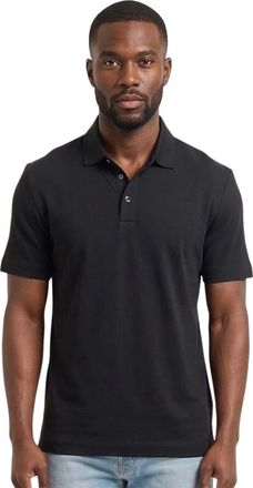 HUGO BOSS Black Shirt Collar Polos