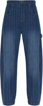 Munthe Shimo broek - Dames - Regular Fit Jeans - Blauw - XS - Katoen - Jeans