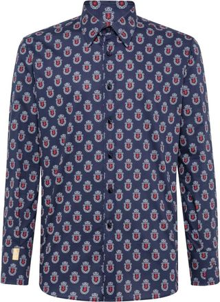 Billionaire Boys Club Slim Fit Shirt Milano - Heren - Casual Overhemden - Veelkleurig - XS - Katoen - Overhemden