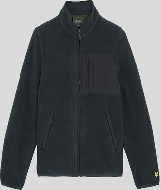 Lyle & Scott Lyle And Scott Mens Nylon Trim Polar Fleece Jacket - Navy - Size: 14/15 y