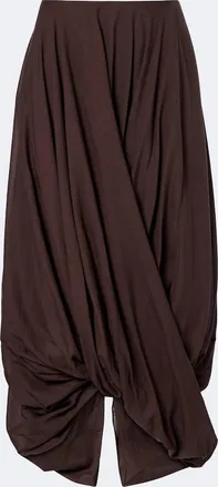 Toteme Cotton-blend jersey midi skirt