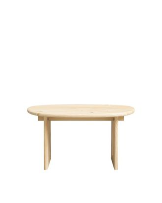 Hannun Mesa de centro de madera de abeto en color beige 70 cm