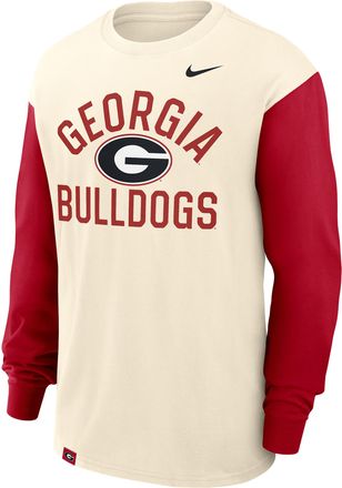 Nike Georgia Primetime Mantra Max90 Nike Mens College Long-Sleeve T-Shirt in Brown | 01CW0C3CNGB-JSE