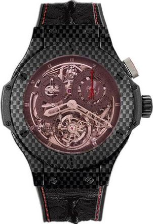 Hublot Big Bang Chronograph Tourbillon Carbon Fiber Mens Watch 308.QX.1110.HR.SCF11
