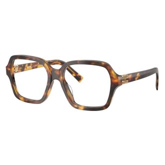 Miu Miu Oversize Eyeglasses - unisex - Miu Miu - Glasses - Brown - 54 MM - Accessories