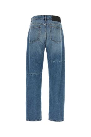 Maison Margiela Mens Denim Jeans Lightblue Exterior: Cotton Pantaloni Trousers