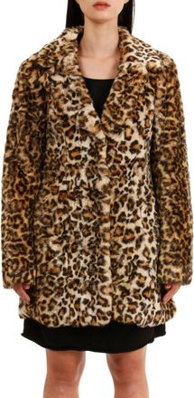 19V69 19V69 Womens Jacket Multicolor Will Animal Print Polyamide - Size Medium