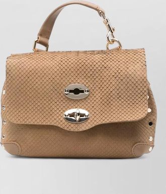 Zanellato shoulder bag adjustable strap metal hardware handle